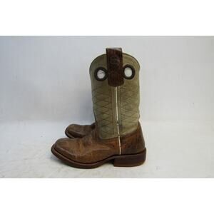 Anderson Bean Little Kids Youth Sz 11 M Brown Leather Buckaroo Cowboy Boots